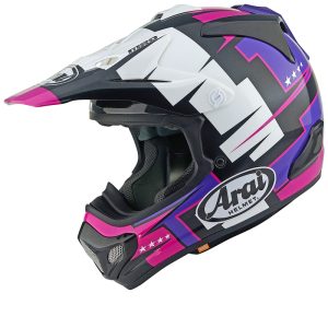 ARAI MX-V Evo Battle Purple