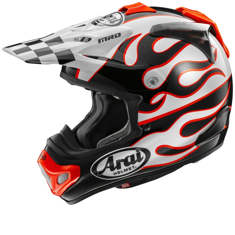ARAI MX-V Evo Flame White
