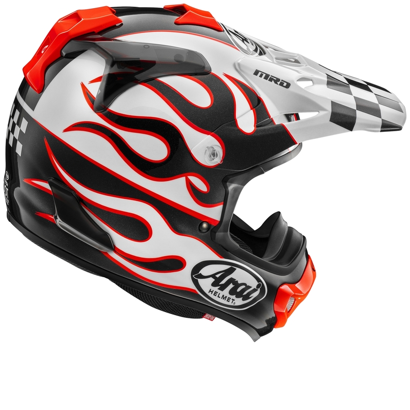 ARAI MX-V Evo Flame White - Image 2